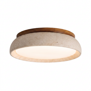 Calder Travertine Ceiling Light - hero