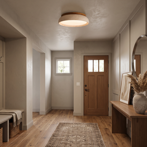Calder Travertine Ceiling Light - entryway