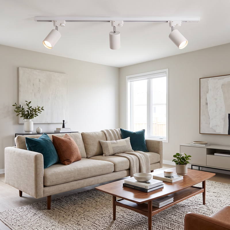 Vantre Track Light White living room