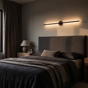 Lune Circular Wall Sconce bedroom
