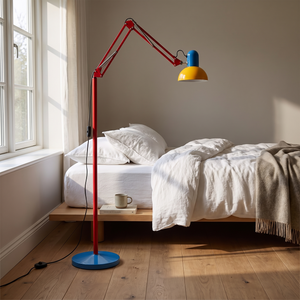 Primo Floor Lamp Yellow & Blue & Red