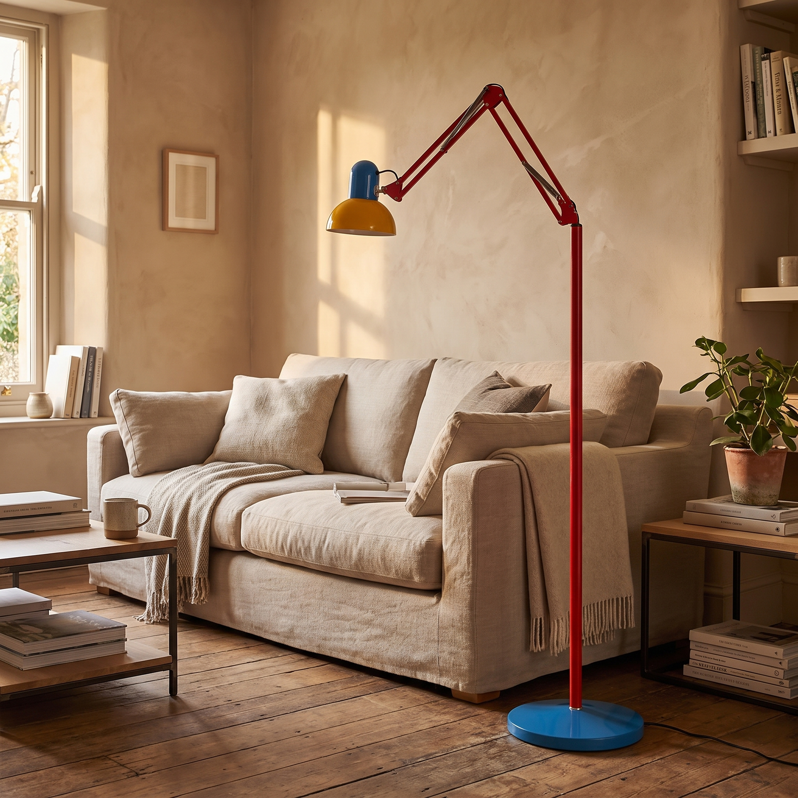 Primo Bauhaus Memphis Color Block Floor Lamp