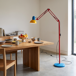 Primo Floor Lamp Yellow & Blue & Red