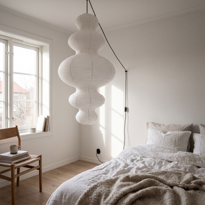 Sora Plug In Pendant Lamp White