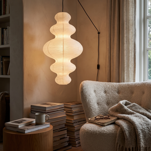 Sora Plug In Pendant Lamp White