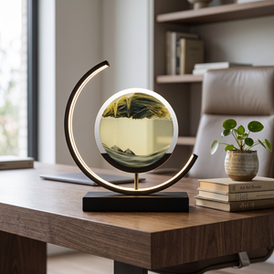 Sable Sand Motion Table Lamp - Black - home office