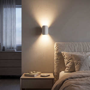 Riva Modern Wall Sconce - White - bedroom