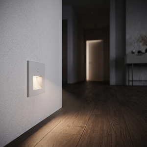 Vesta Motion Step Light - White Sensor B - hallway
