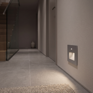 Vesta Motion Step Light - Silver Sensor B - corridor