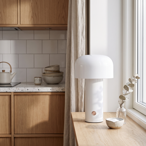 Lume Portable Touch Lamp - White