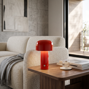 Lume Portable Touch Lamp - Red