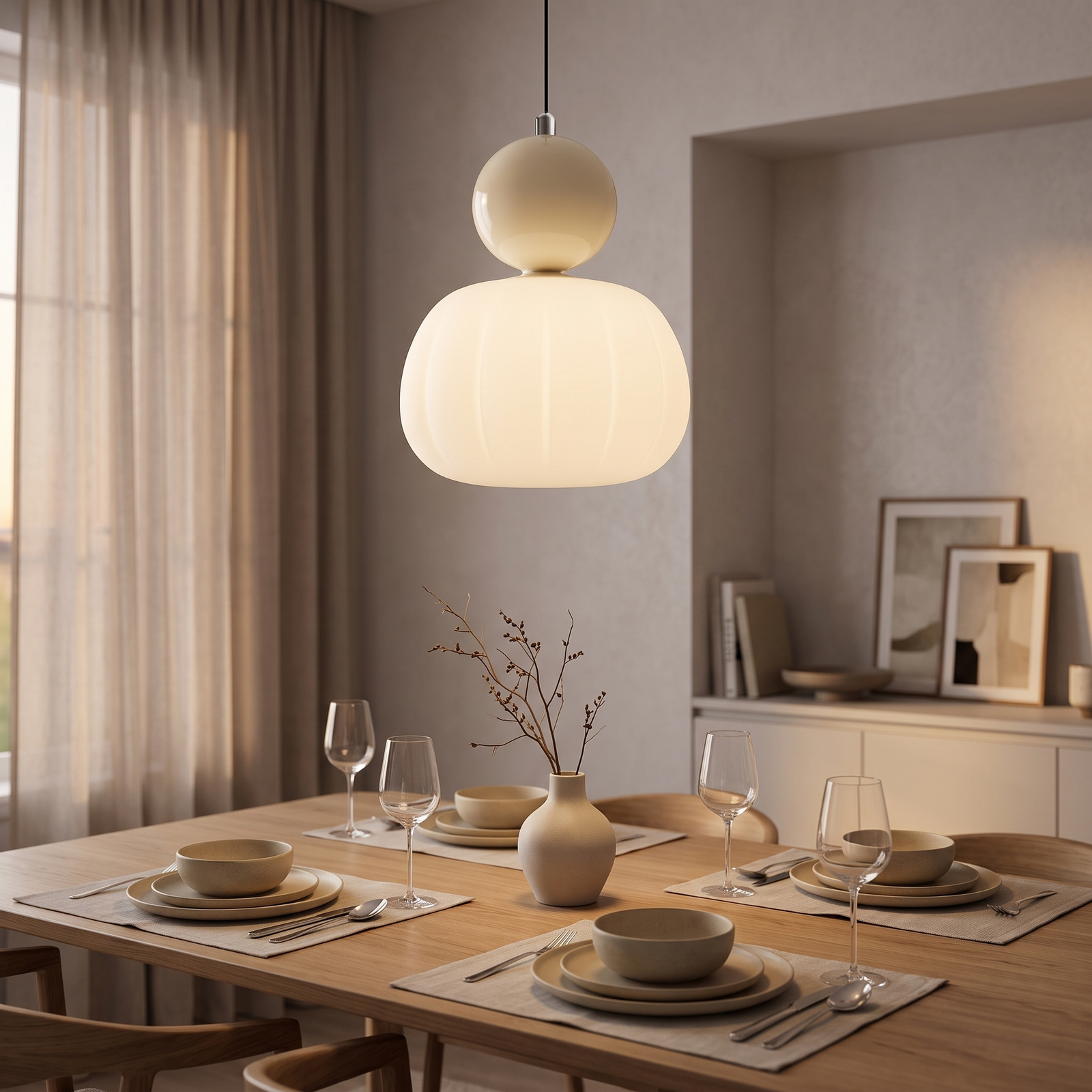 Gatsby Art Deco Pendant Light on pure white background