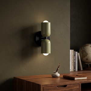 Ottavia Vintage Wall Sconce - Green green black