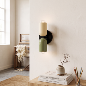 Ottavia Vintage Wall Sconce - Beige green black