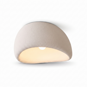 Sori Resin Ceiling Light on pure white background