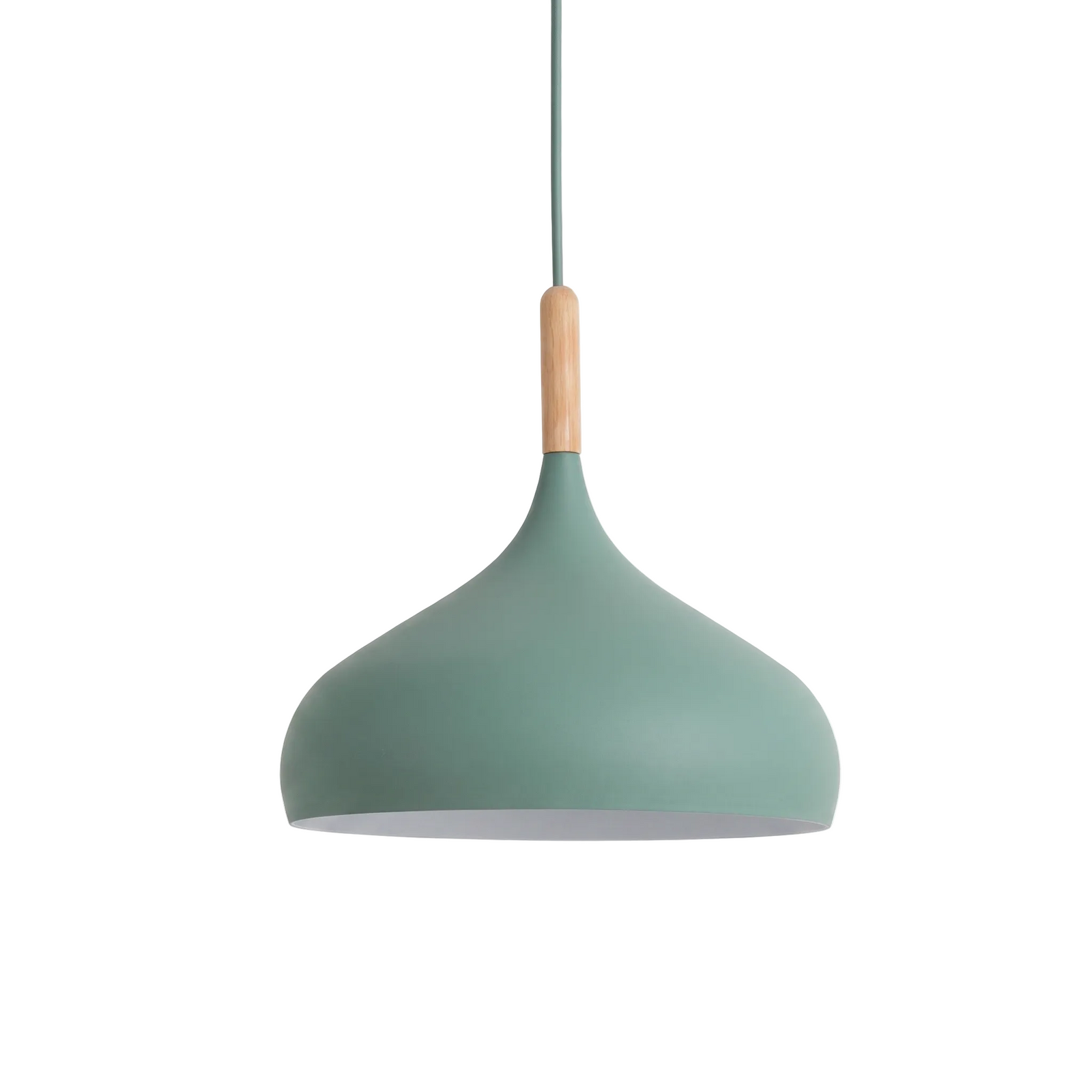Saga Nordic Pendant Light on pure white background