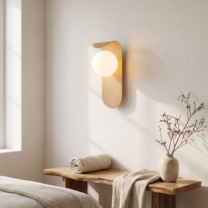 Rowan Wood Wall Sconce - Wood