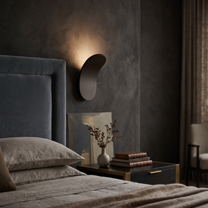 Halvar Curved Wall Sconce - Black