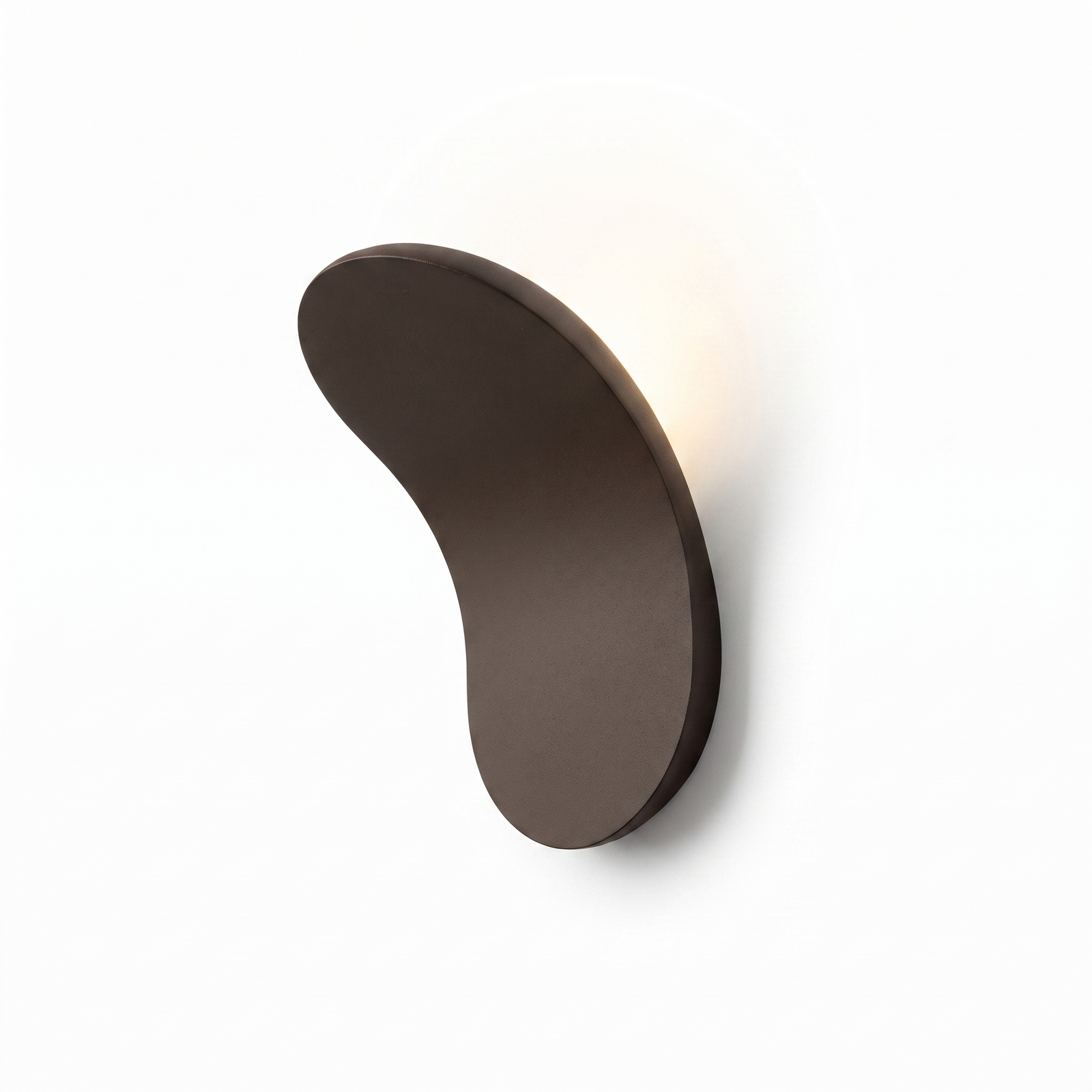 Halvar Curved Wall Sconce on pure white background