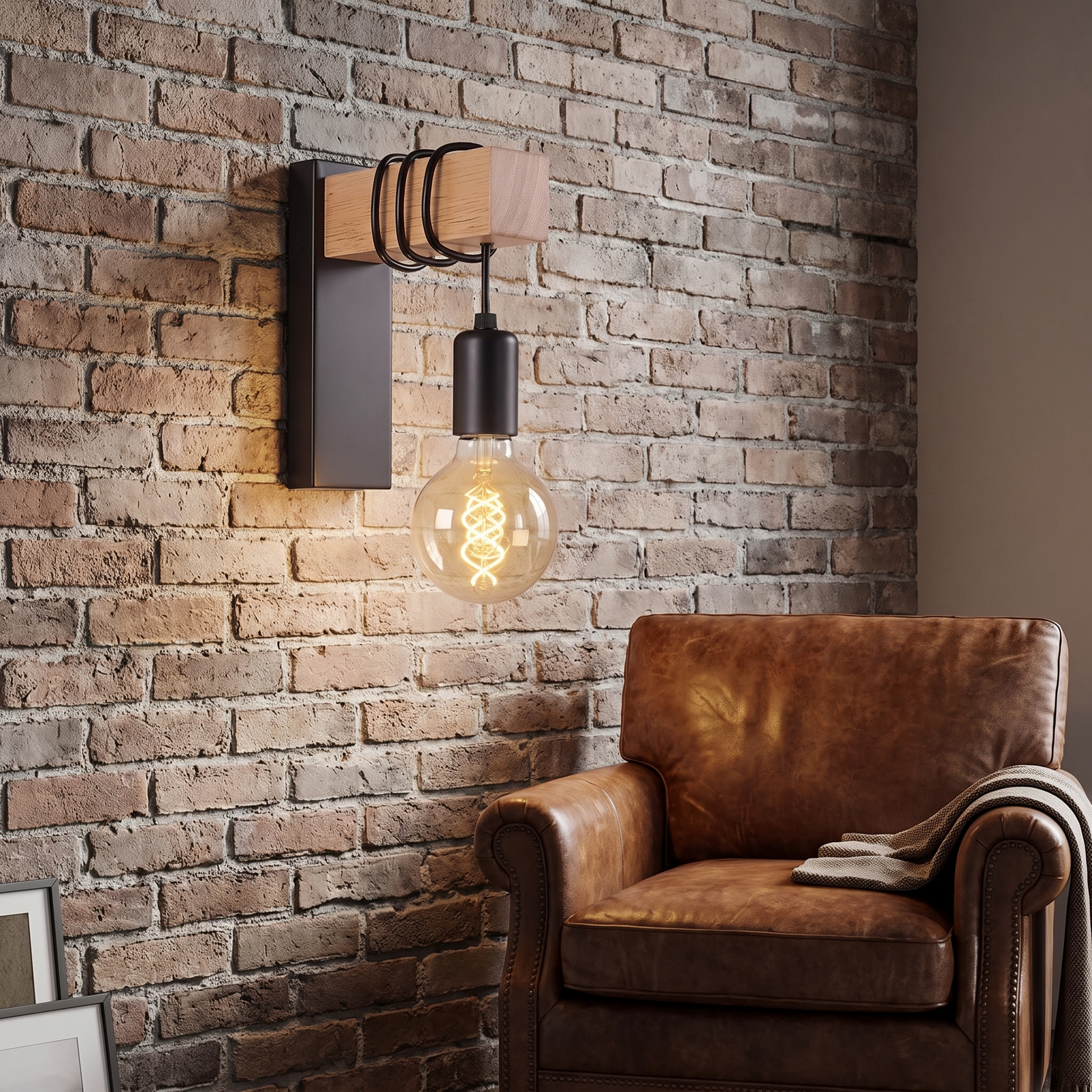 Forge Industrial Wall Sconce on pure white background