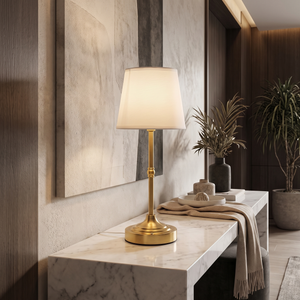 Elise Cordless Table Lamp - Gold