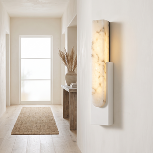 Marisse Alabaster Wall Lamp - White