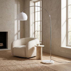 Orbita Arc Floor Lamp - White