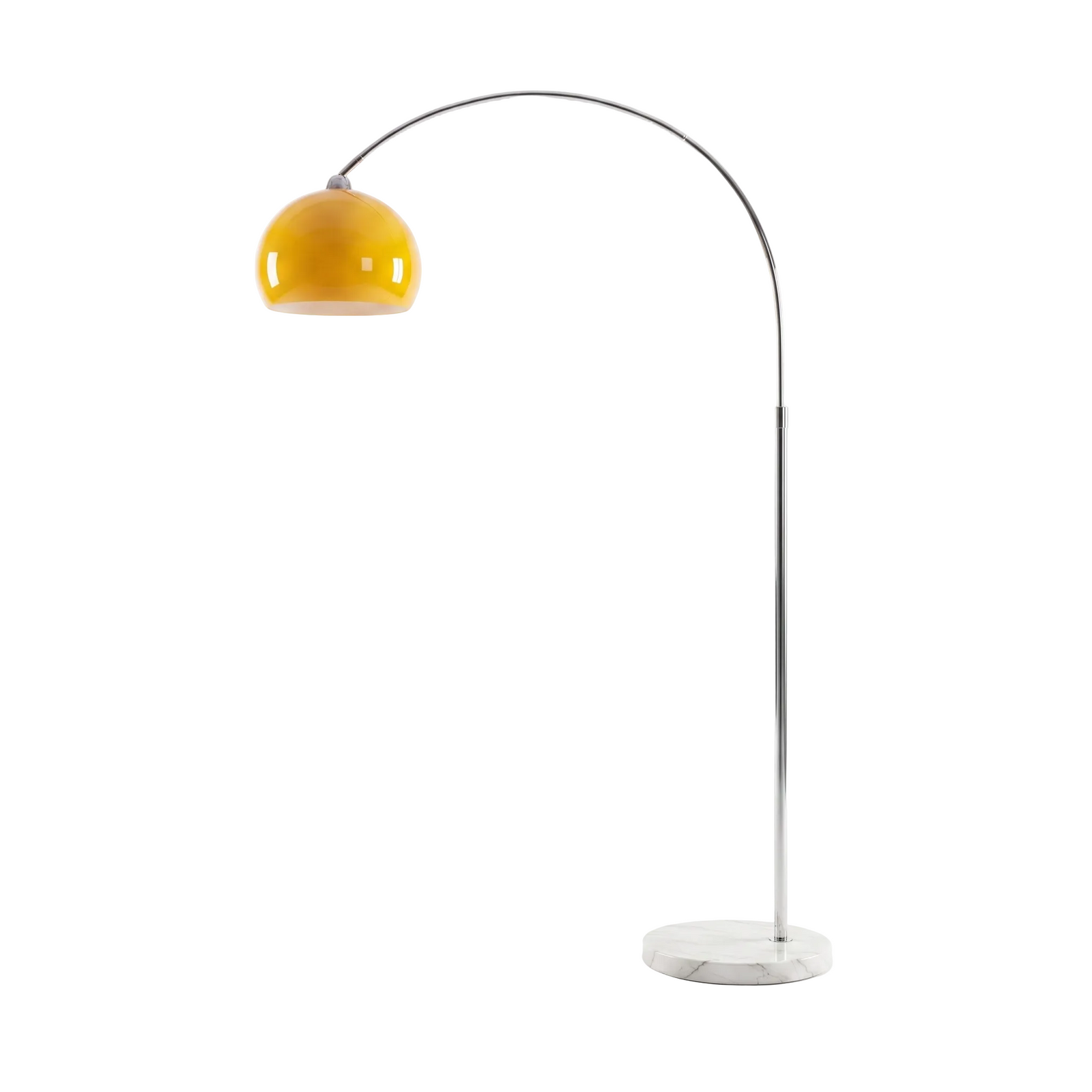 Orbita Arc Floor Lamp on pure white background