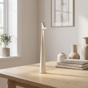 Halden Nordic Table Lamp - White