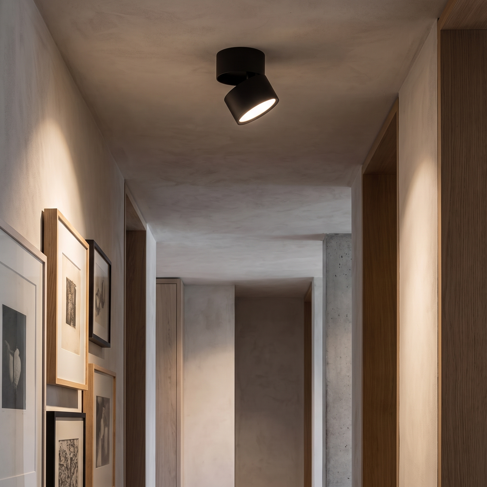 Faro Dimmable Matte LED Surface Mount Spotlight