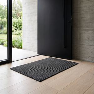 Durable Non-Slip Dirt-Resistant Entry Door Mat - Grey - modern villa entry