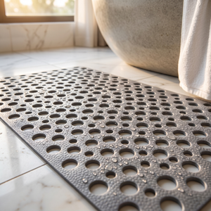 Secure Non-Slip Suction Cup Shower Mat - detail