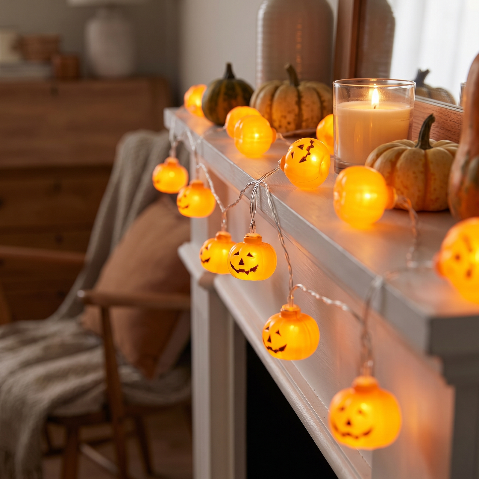 Halloween LED String Lights for Hanging Decor