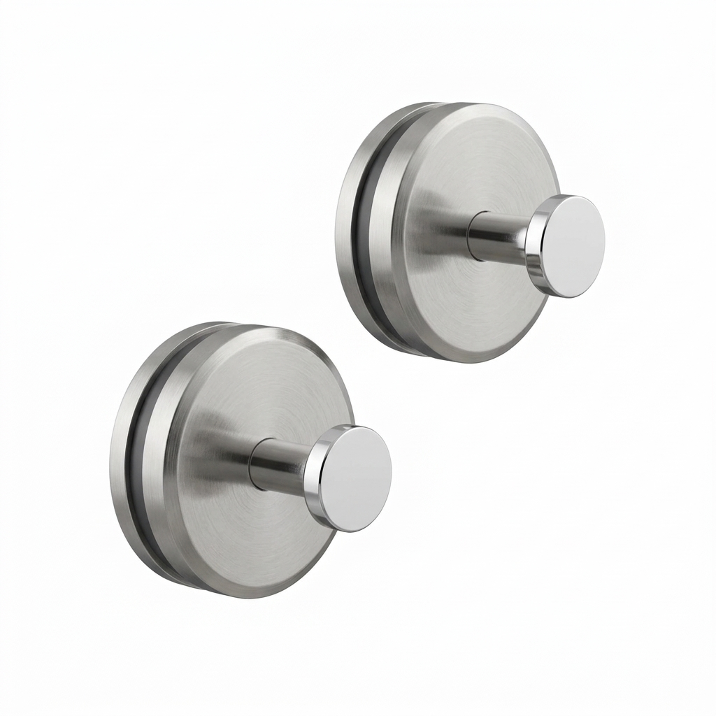 No Drill Vacuum Suction Stainless Steel Shower Hooks