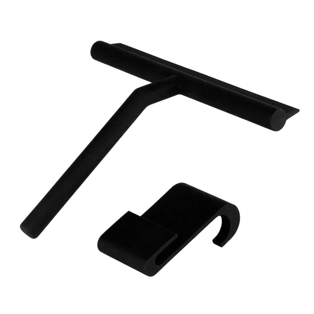 Modern Silicone Shower Squeegee With Hook