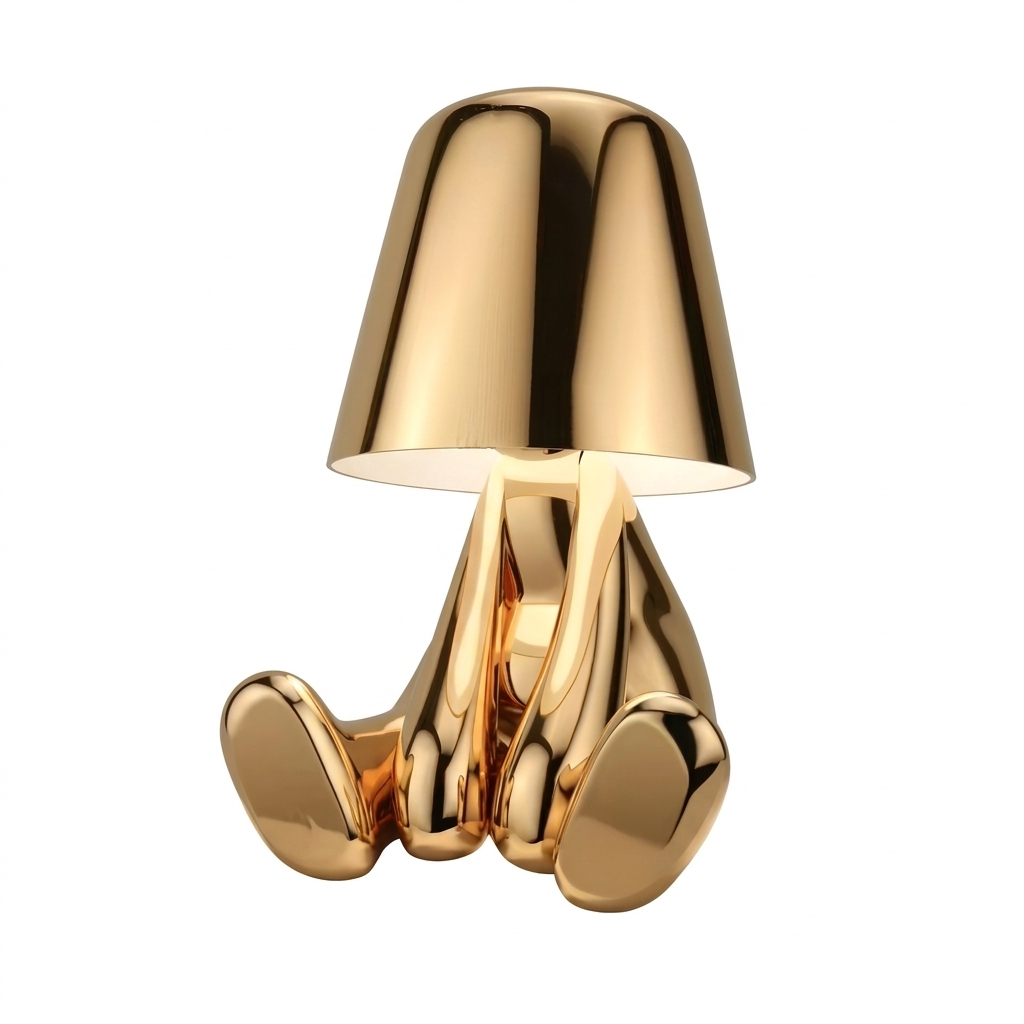 Mirelle Thinker Sculpture Cordless Table Lamp