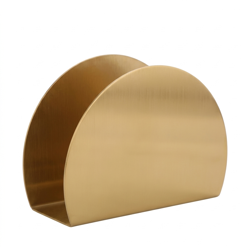 Mela Gold Metallic Napkin Holder