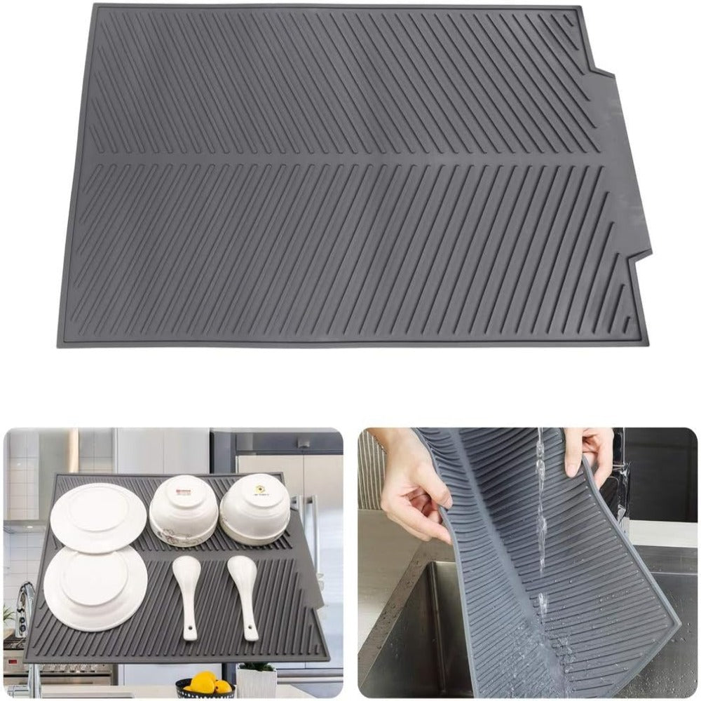 Silicone Dish Drying and Draining Mat