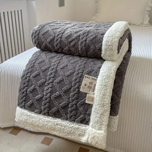 Snuggle Reversible Sherpa Fleece Blanket