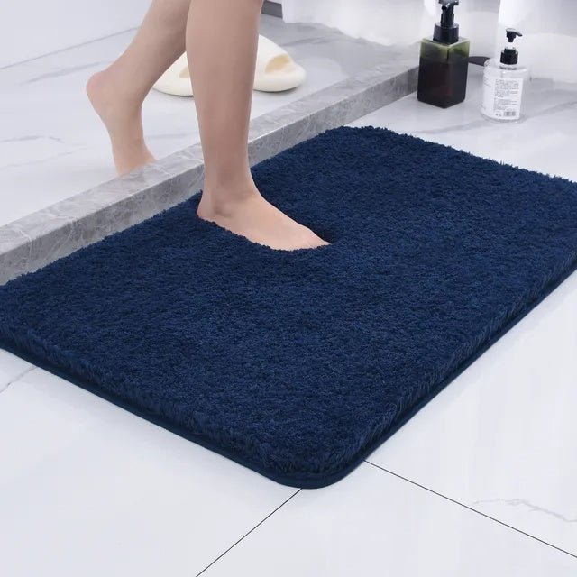 Fur and Plush Microfiber Bath Rug