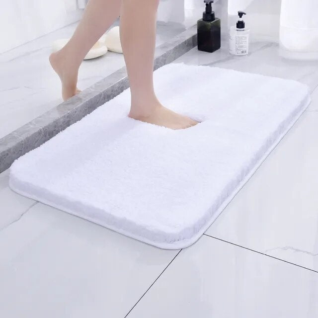 Fur and Plush Microfiber Bath Rug