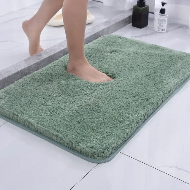 Fur and Plush Microfiber Bath Rug