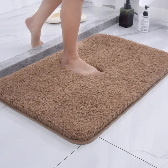 Fur and Plush Microfiber Bath Rug
