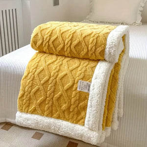 Snuggle Reversible Sherpa Fleece Blanket