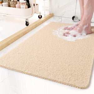 Safe Non-Slip Soft Loofah Shower Mat