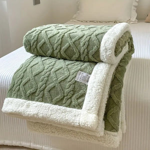 Snuggle Reversible Sherpa Fleece Blanket
