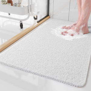 Safe Non-Slip Soft Loofah Shower Mat
