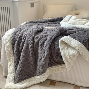Snuggle Reversible Sherpa Fleece Blanket
