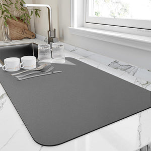 Quick Dry Highly Absorbent Kitchen Dish Mat