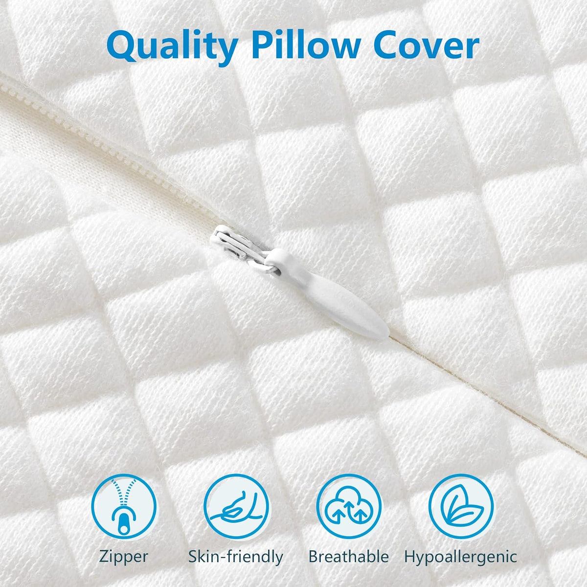 Dual Height Slow Rebound Memory Foam Pillow
